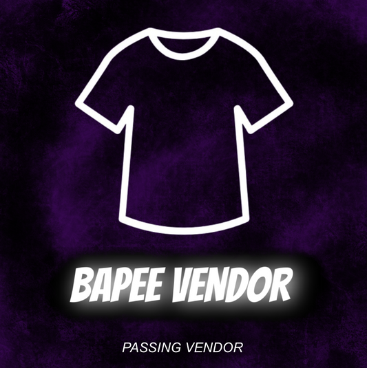 PASSING BAPE VENDOR