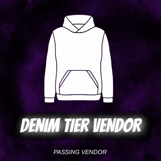 PASSING DENIM TEAR HOODIE VENDOR